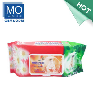 Large Pack Of Extractable Baby Wipes For Family Use Wipes with safe ingredients, alcohol-free, specially developed for babies' sensitive skin. Model No.  BW-2212 Wipe size  15*20cm Material 45gsm spunlace