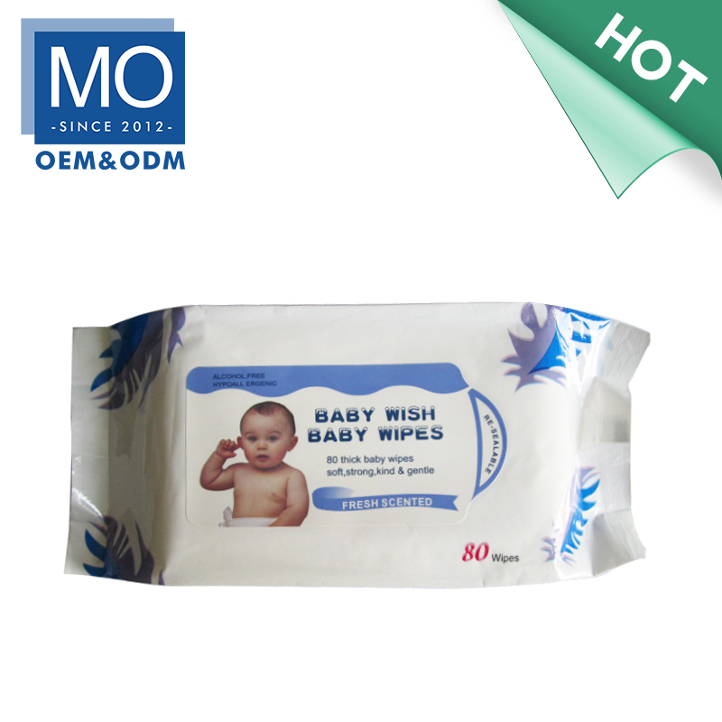 Hypoallergenic Baby Soft Wipes Extra Soft Wipes Fragrance free Chemical free Sensitive skin type Model No.  BW-2225 Wipe size  15*20cm Material  45gsm spunlace Packaging