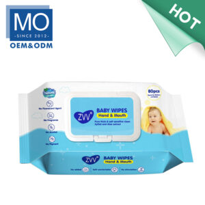 80 Baby Wipes (alcohol-free, preservative-free, fragrance-free,Gentle to all skin type )