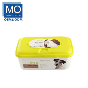 Dog Wipe Cleaning Wipes 100 Wipes for dogs and cats, disinfectant, deodorizer, odour remover, tear stains, cleaning body parts Model No.  PW-2204 Wipe size