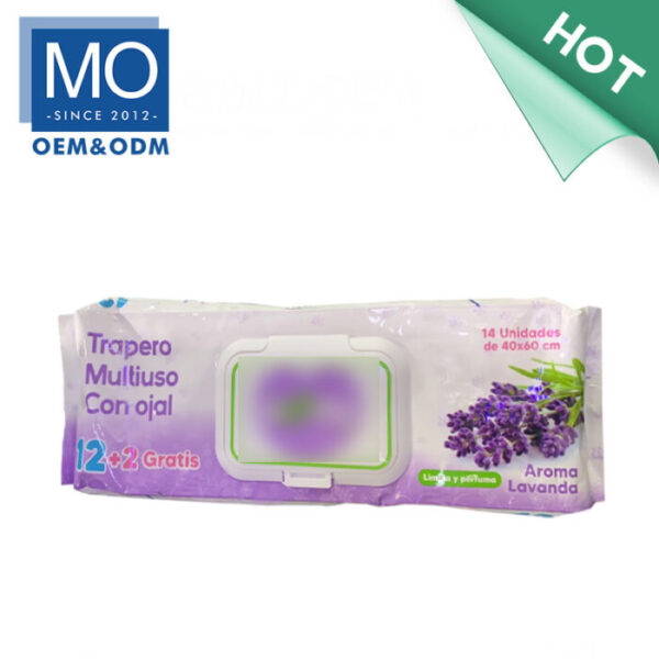 12+2 Gratis TRAPERO HÚMEDO DESECHABLE CON OJAL MULTIUSO Customizable fragrance Oversized size: 40x60cm Alcohol-free Super dust collecting power, can completely absorb hair and dust The process is quiet