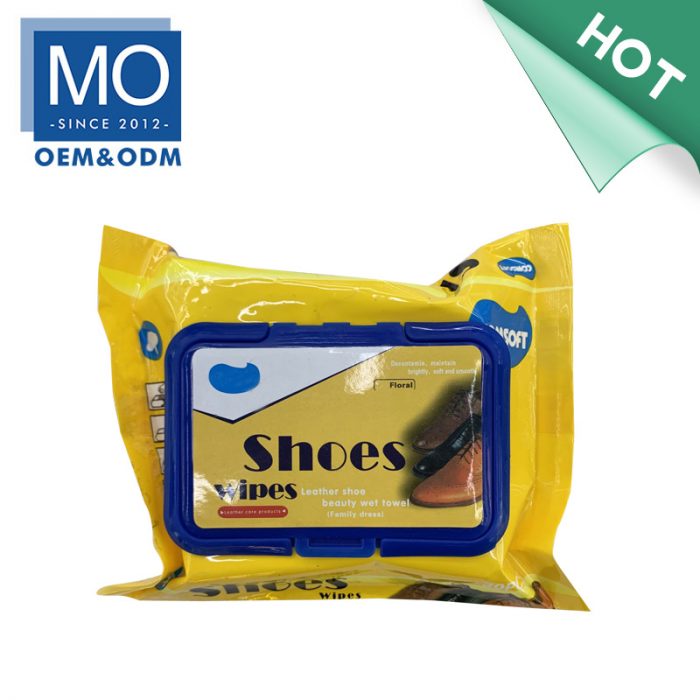 30pcs Footwear Wipes Cleaner Quick Wipes OEM ODM Disposable Travel Portable Remove Dirt, Stains PH Balance Effective Cleaning Result