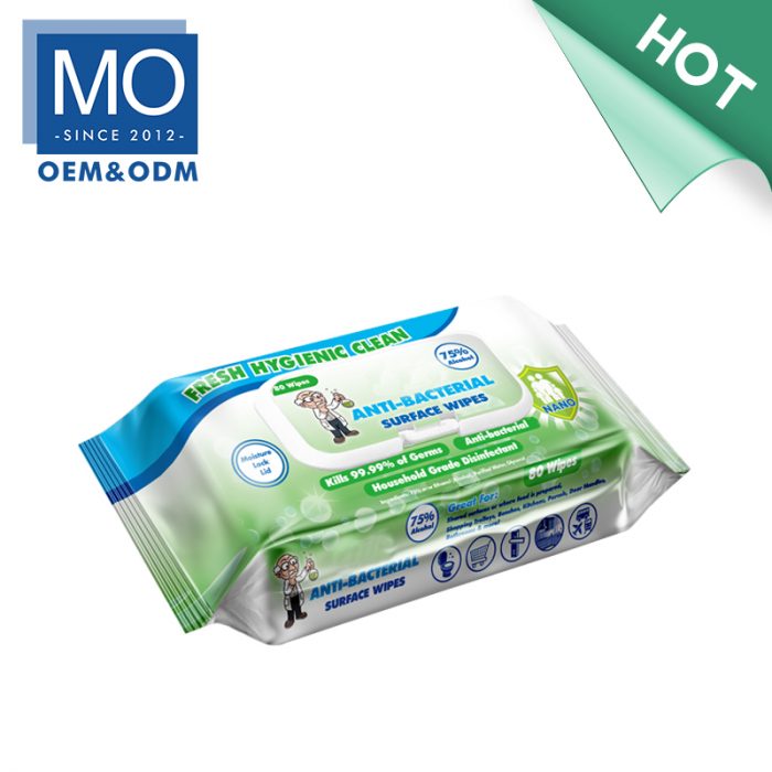 75% Antibacterial Disinfectant Wipes Perfect for use in the workplace, home, shared spaces - or anywhere! It kills 99.9% of germs quickly, without rinsing,