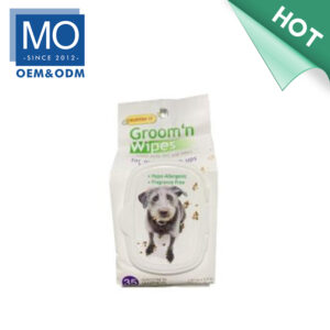 Body Stain Treatment Wipes for Dogs Dog Wipes Deodorant Hypoallergenic Wipes Alcohol Free Safe Model No.  PW-2213 Wipe size  15*20cm Material 50gsm spunlace Packaging 35/pack  24packs/ctn