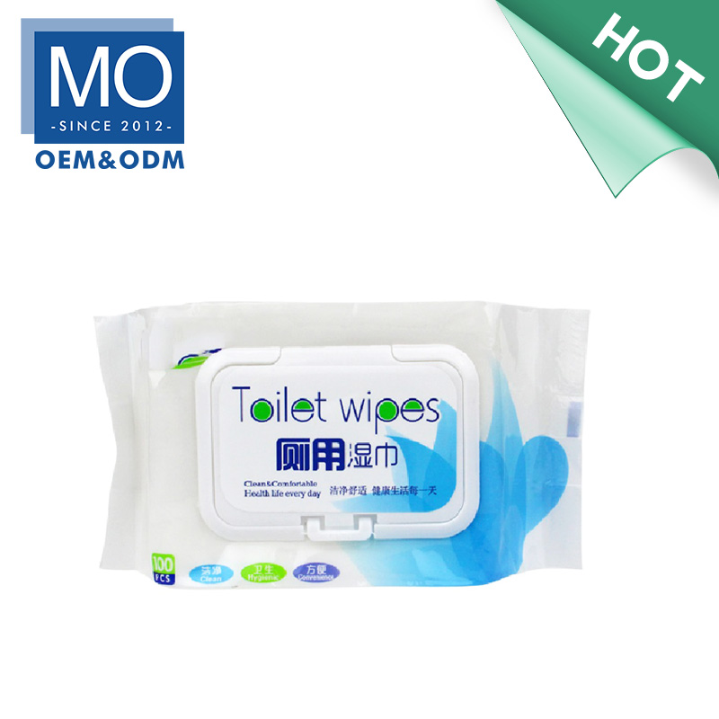 Moisturising And Flushable Ultra-soft Hypoallergenic Toilet Wipes Made with Aloe Vera extract Pure and gentle Suitable for all skin types Fragrance-free Biodegradable professional OEM ODM wet wipes manufacturer