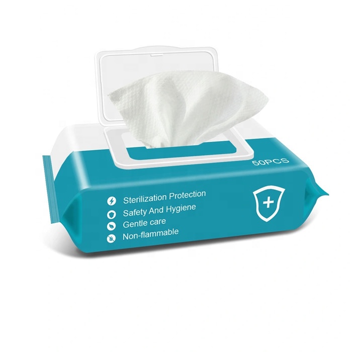 Multi-purpose Anti-bacterial Alcohol Wipe Pack Bactericidal - kills 99.9% of bacteria perfect for sanitizing on the go Safe on hands and surfaces Model No.  DW-2206