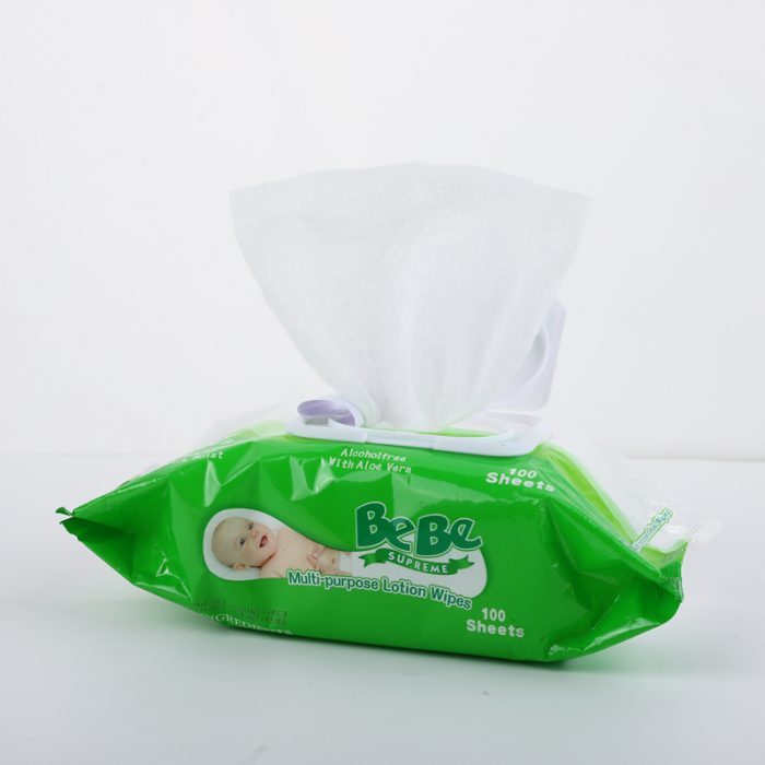 Baby Wipe 100% biodegradable & non alcohol baby wet wipes Model No.  BW-2202 Wipe size  15*20cm Material  40gsm spunlace Packaging - 图片 4