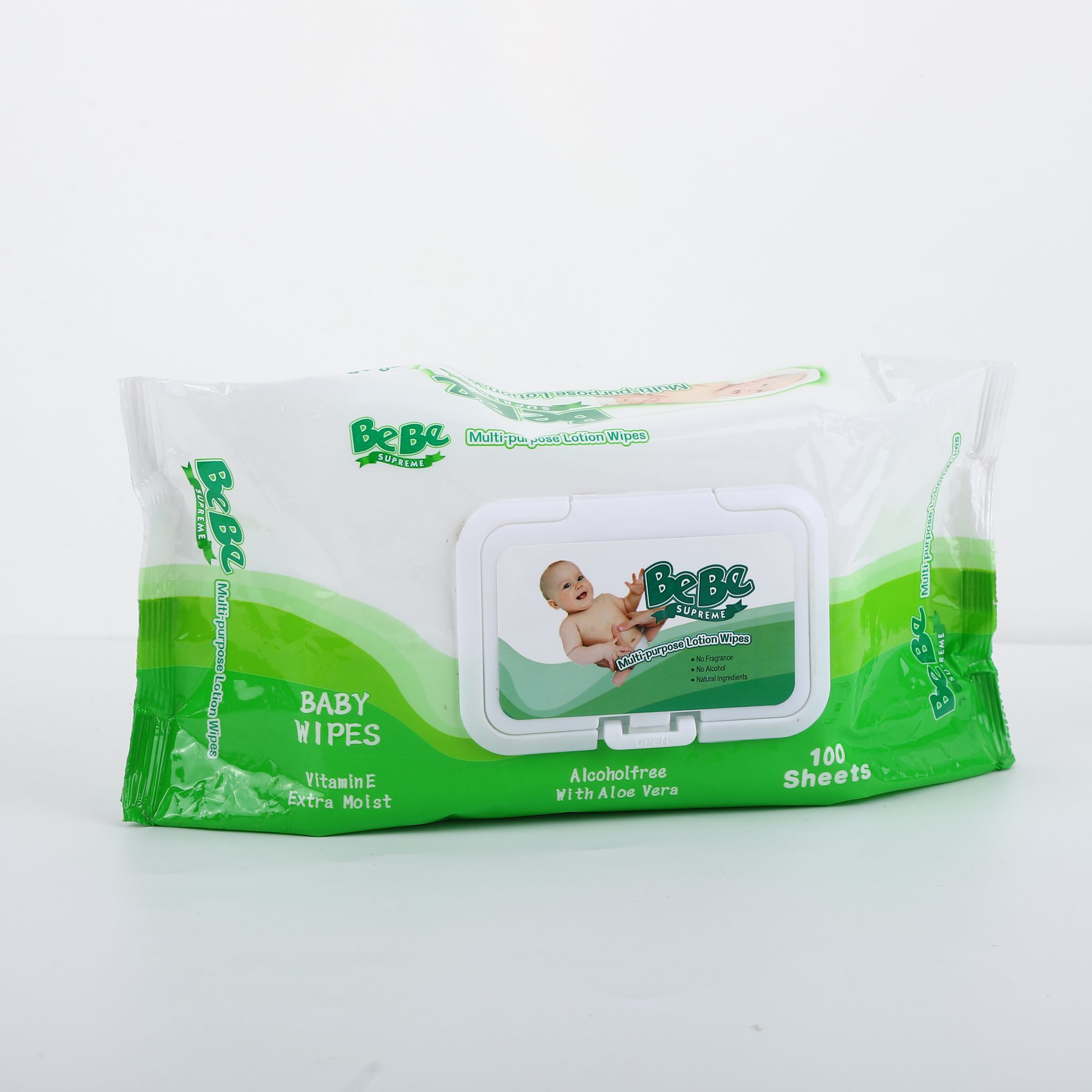 80 Baby Wipes (alcohol-free, preservative-free, fragrance-free,Gentle to all skin type ) - 图片 3