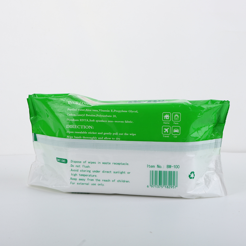 Baby Wipe 100% biodegradable & non alcohol baby wet wipes Model No.  BW-2202 Wipe size  15*20cm Material  40gsm spunlace Packaging - 图片 6
